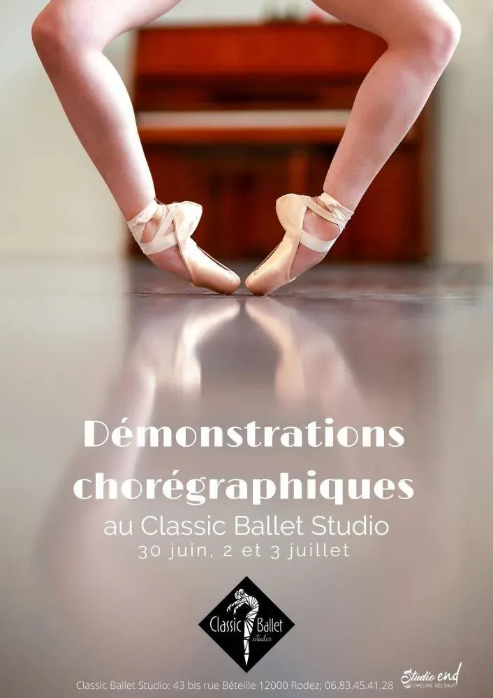 affiche demonstration choregraphique