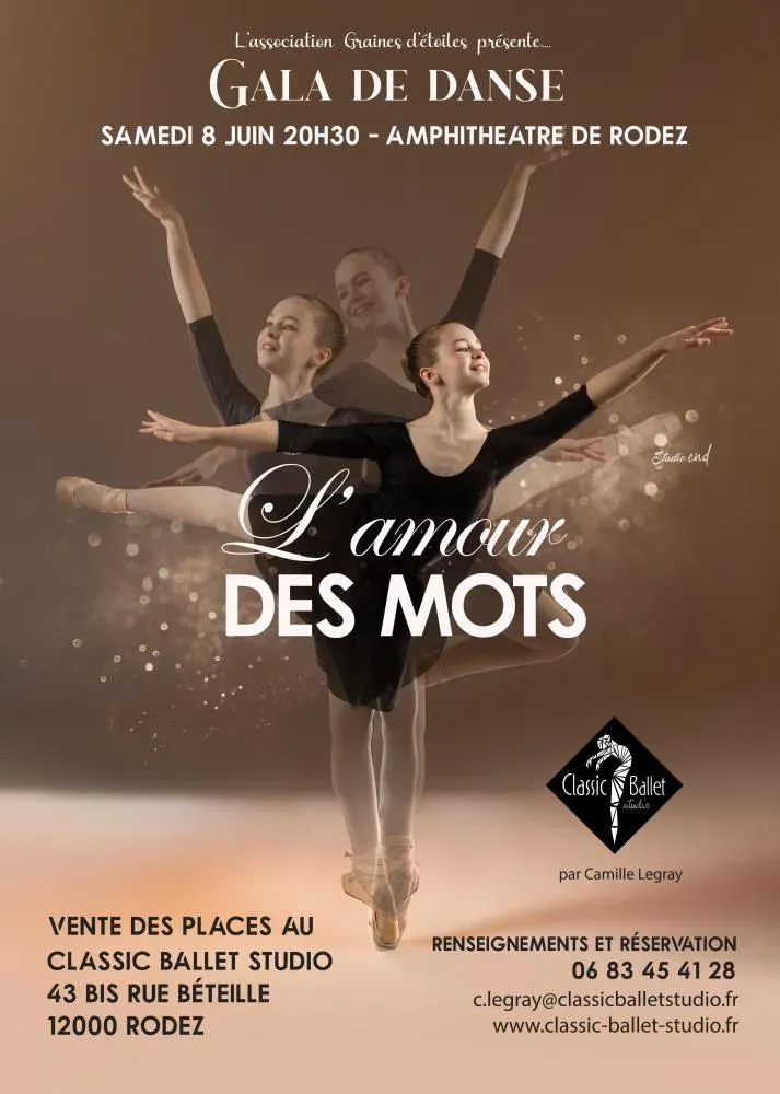 Gala de danse : L'amour des mots